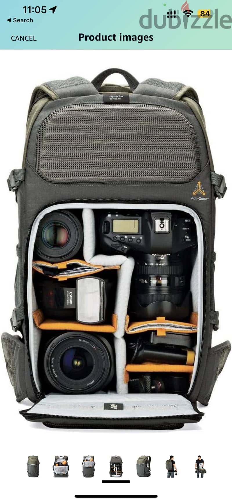 NEW! Backpack for Camera Lowepro LP37016-PWW Flipside Trek BP 450 AW 2