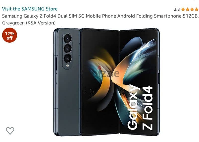 samsung galaxy z fold 4 12 512gb