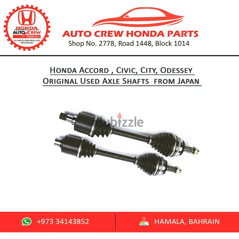 Honda Suspension and engine Parts In Bahrain 6