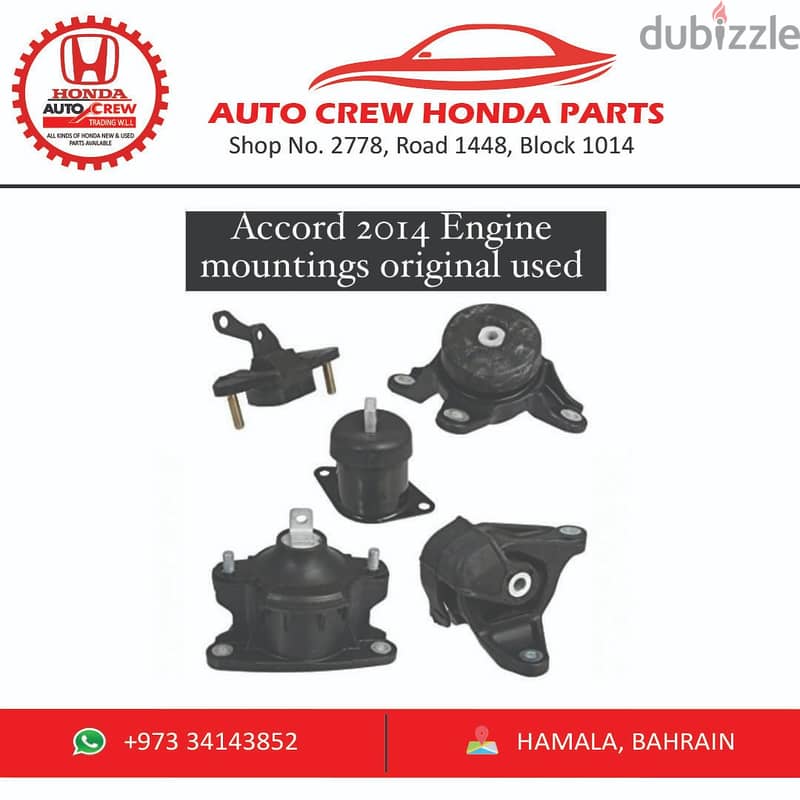 Honda Engine Mounting in Bahrain Accord and civic all models 4