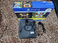 PS4 SLIM مع جميع ملحقاتها PS4 SLIM WITH ALL ACCESSORIES 0