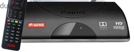 Airtel HD Receiver and Remote for sale