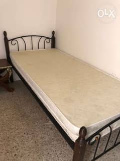 two single beds with mattress 0