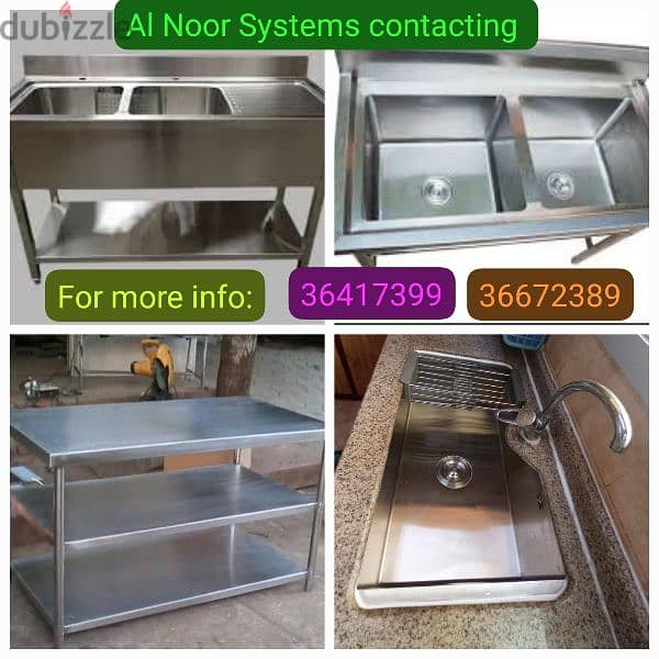 We do all kind of Stainless steel and structural steel works. 4