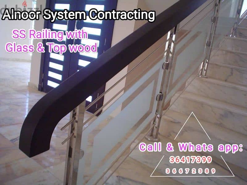 We do all kind of Stainless steel and structural steel works. 7