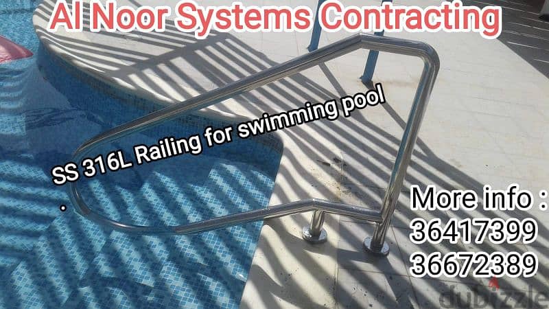 We do all kind of Stainless steel and structural steel works. 9