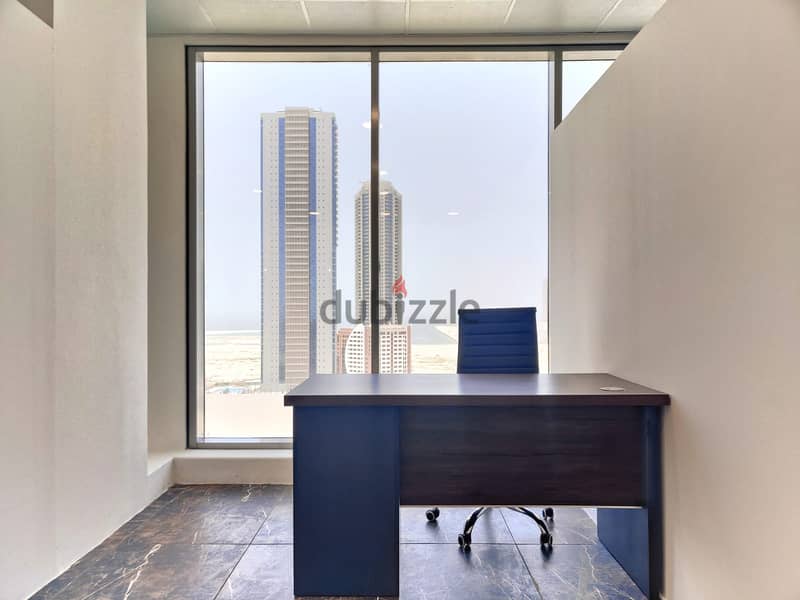 Start price for commercial office in ERA Tower: Only 75 BHD. 0