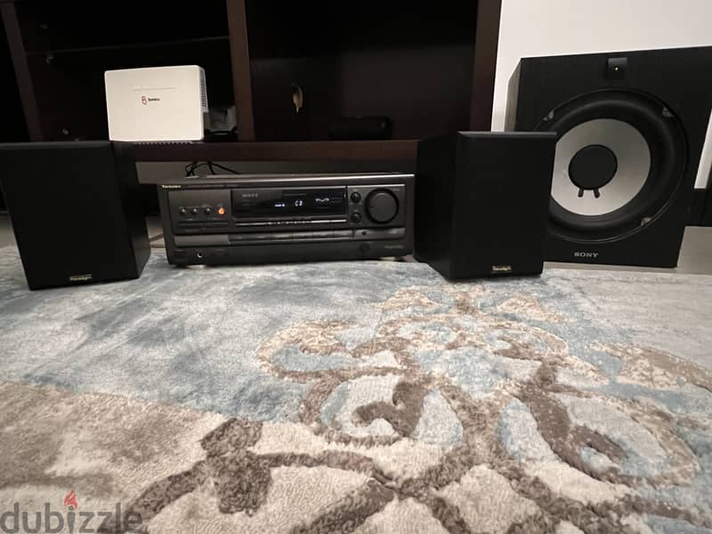 Complete Sound System - Amplifier - Speaker - Subwoofer -Technics-Sony 0