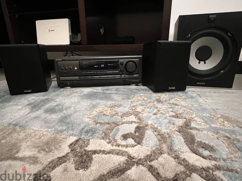 Complete Sound System - Amplifier - Speaker - Subwoofer -Technics-Sony 8