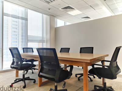 WITH CONFERENCE meeting services Get 4 rent commercial office In Hidd