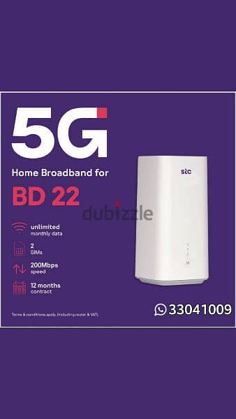 STC Data Sim + Free Mifi, 5G Home BB, Fober eith free delivery 11
