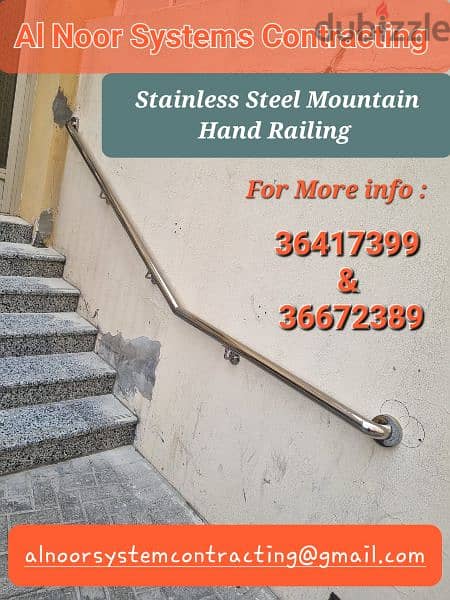All kind of Stainless Steel and Structural Steel Hand Railing. 11
