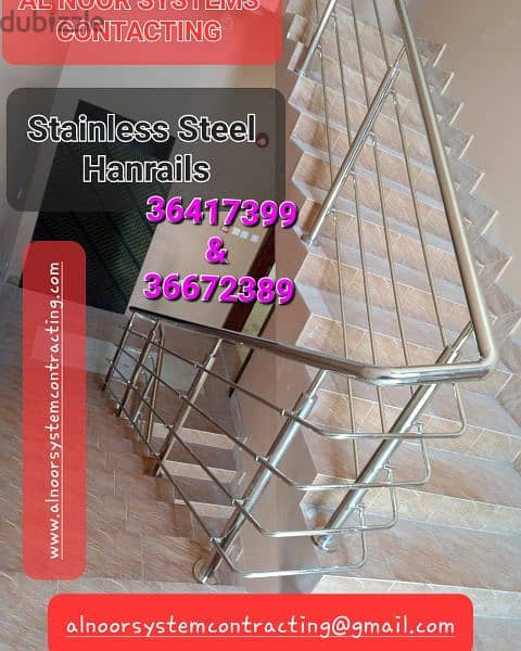 All kind of Stainless Steel and Structural Steel Hand Railing. 12