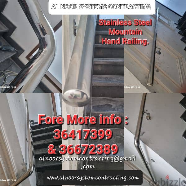 All kind of Stainless Steel and Structural Steel Hand Railing. 17