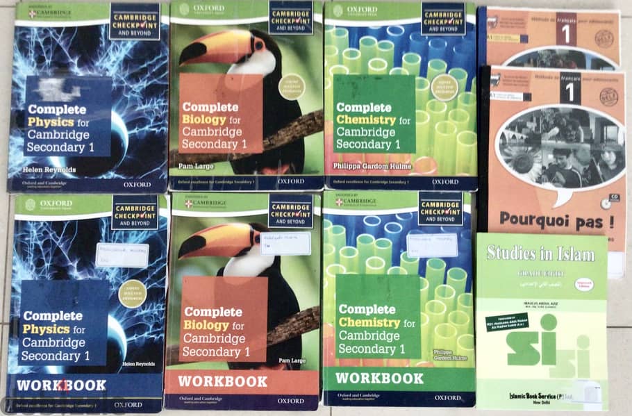 New Cambridge Al Noor Maths & English Books + Science Textbooks 1