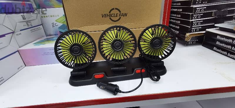 New arrival 3 head fan for vehicles 0