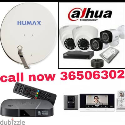 satellite system and cctv camera system