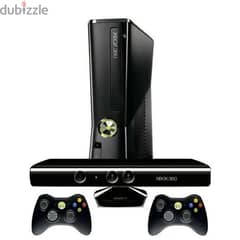Xbox360 Slim with 2 wireless Controller+Kinect for Sale Urgent 0