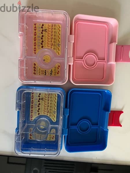 2  yumbox mini lunchbox 1 for 2.5 and 2 for 5 0