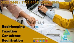 Bookkeeping Taxation + Consultant + Registration
