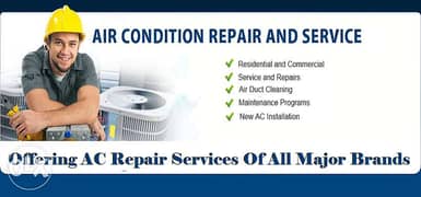Repairing and servicing all type AC with cheap price 0