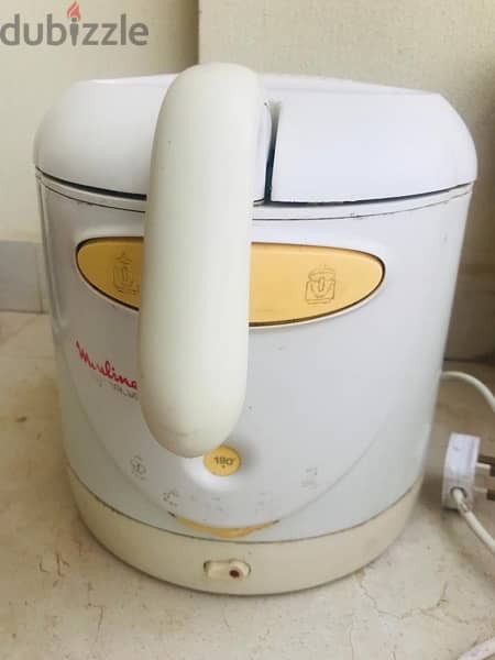 deep fryer & rice cooker 1