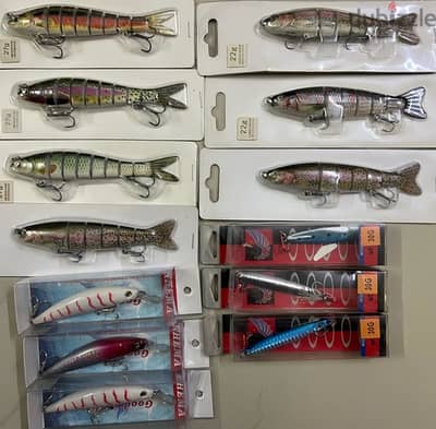 fishing items 2.5bd each new not used