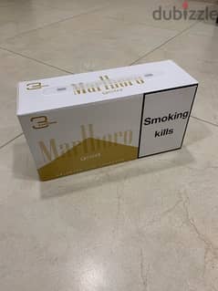Gold Marlboro Cigarettes Smoke