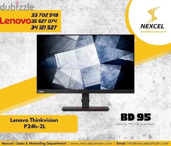 Introducing the Lenovo ThinkVision P24h-2L monitor! - Monitors