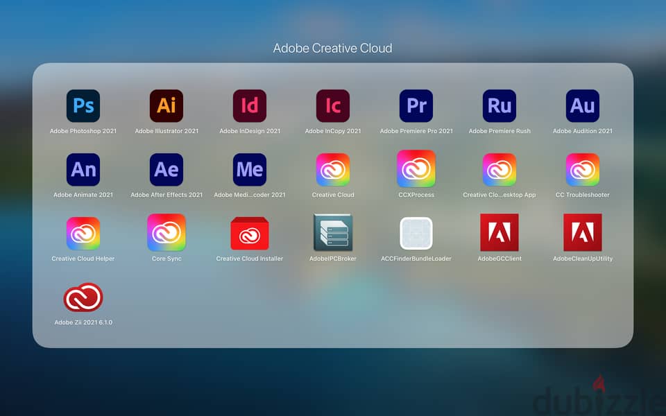 Adobe apps for sale ( mac & windows) 1