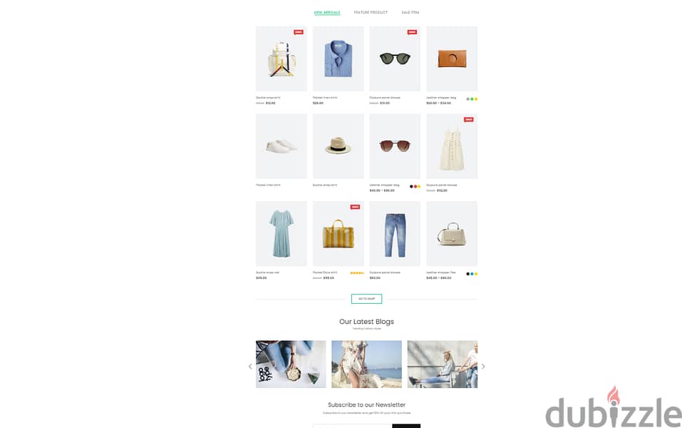 Website development for Online Selling of Products 1