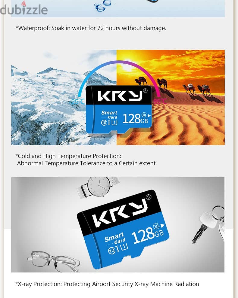 Brand New KRY Micro Memory SD 128GB + Card Adaptor 2