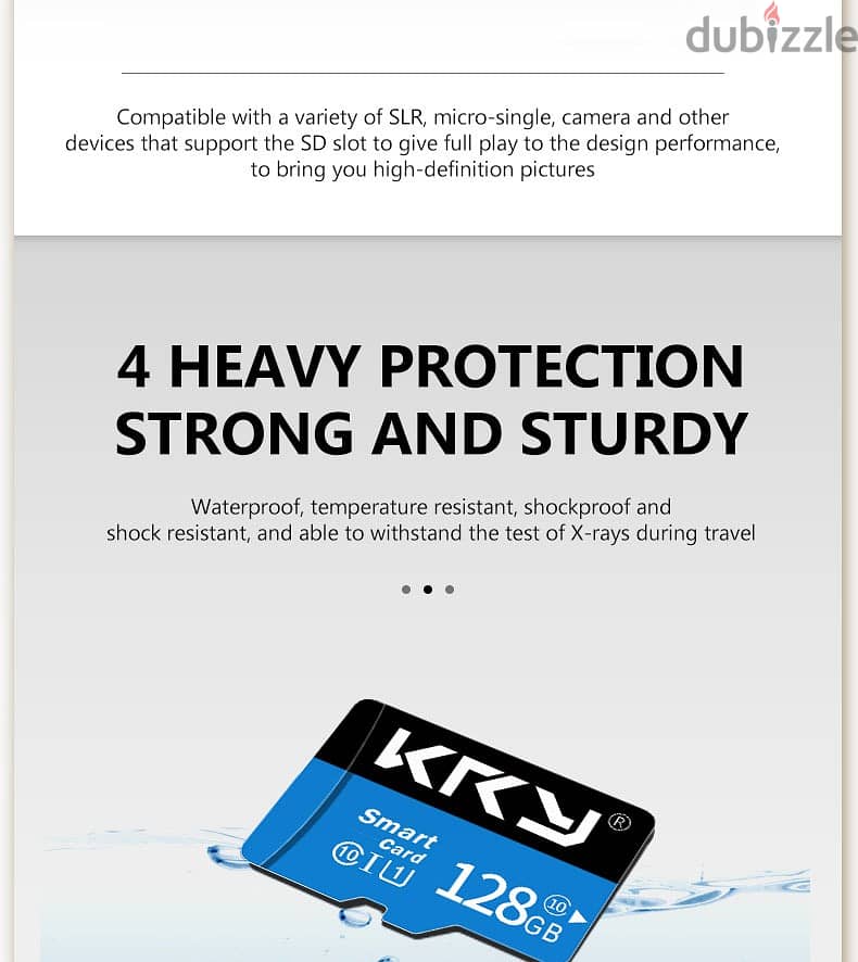 Brand New KRY Micro Memory SD 128GB + Card Adaptor 3