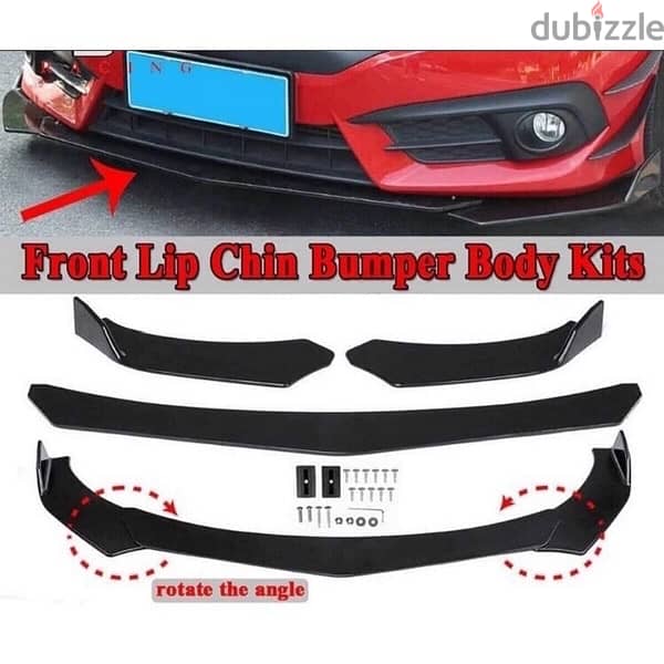 car body kit with side skirts 30bd gloss black fits all cars 0
