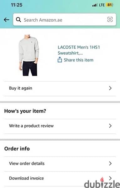 Lacoste sweatshirt - M - From Amazon 8