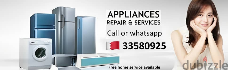 Repair all A/c, Washing Machine, Fridge, Gas Oven Stove, Motor winding