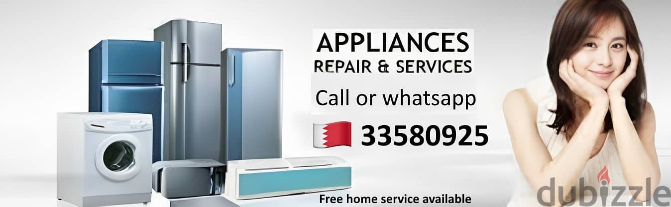 Repair all A/c, Washing Machine, Fridge, Gas Oven Stove, Motor winding 0