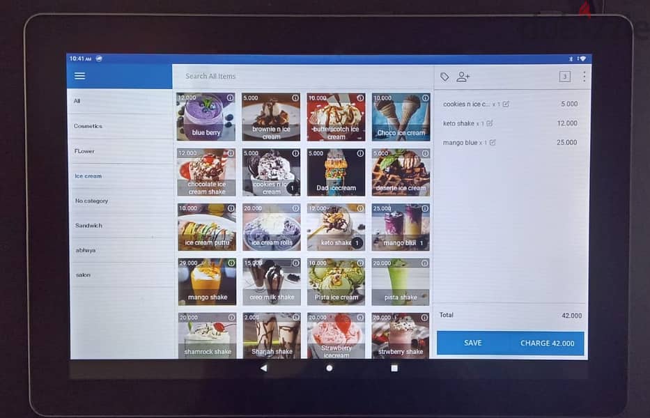 Android D1 billing machine for restaurants, coffee shops, tea shops 1