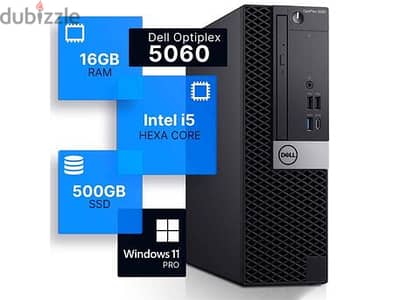 DELL Intel Core i5 8th Generation Computer with DDR4 16 GB Ram+512