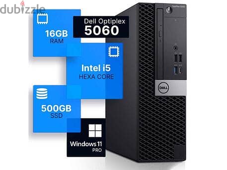 DELL Intel Core i5 8th Generation Computer with DDR4 16 GB Ram+512