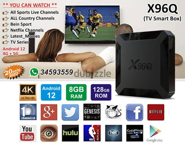 Android Tv Box - Android Smart Tv Box, 8Gb Ram 128Gb Rom - Android Tv Box