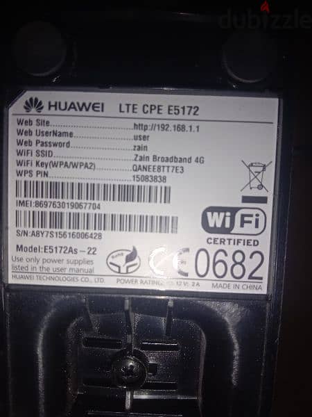 HUAWEI unlock 4G router Model LTE CPE E5172 1