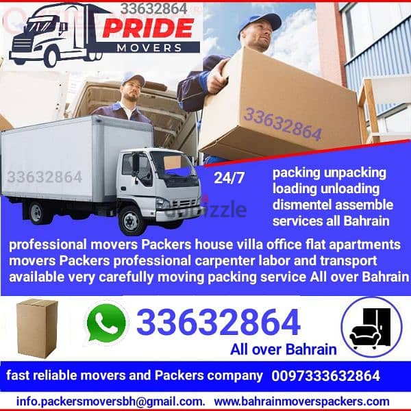 home shifting packing company 33632864 WhatsApp mobile 0