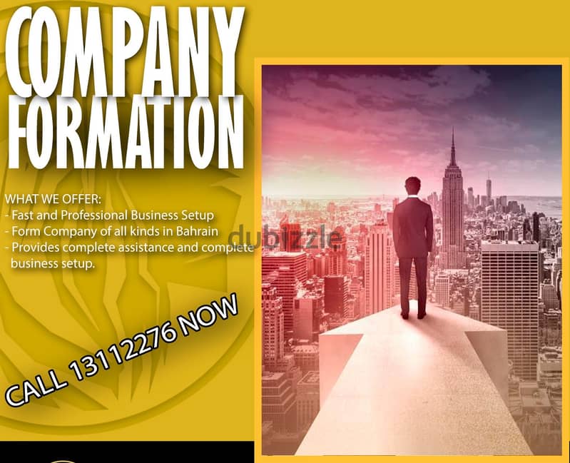 Company Formation In  Bahrain  only 19 BHD 0