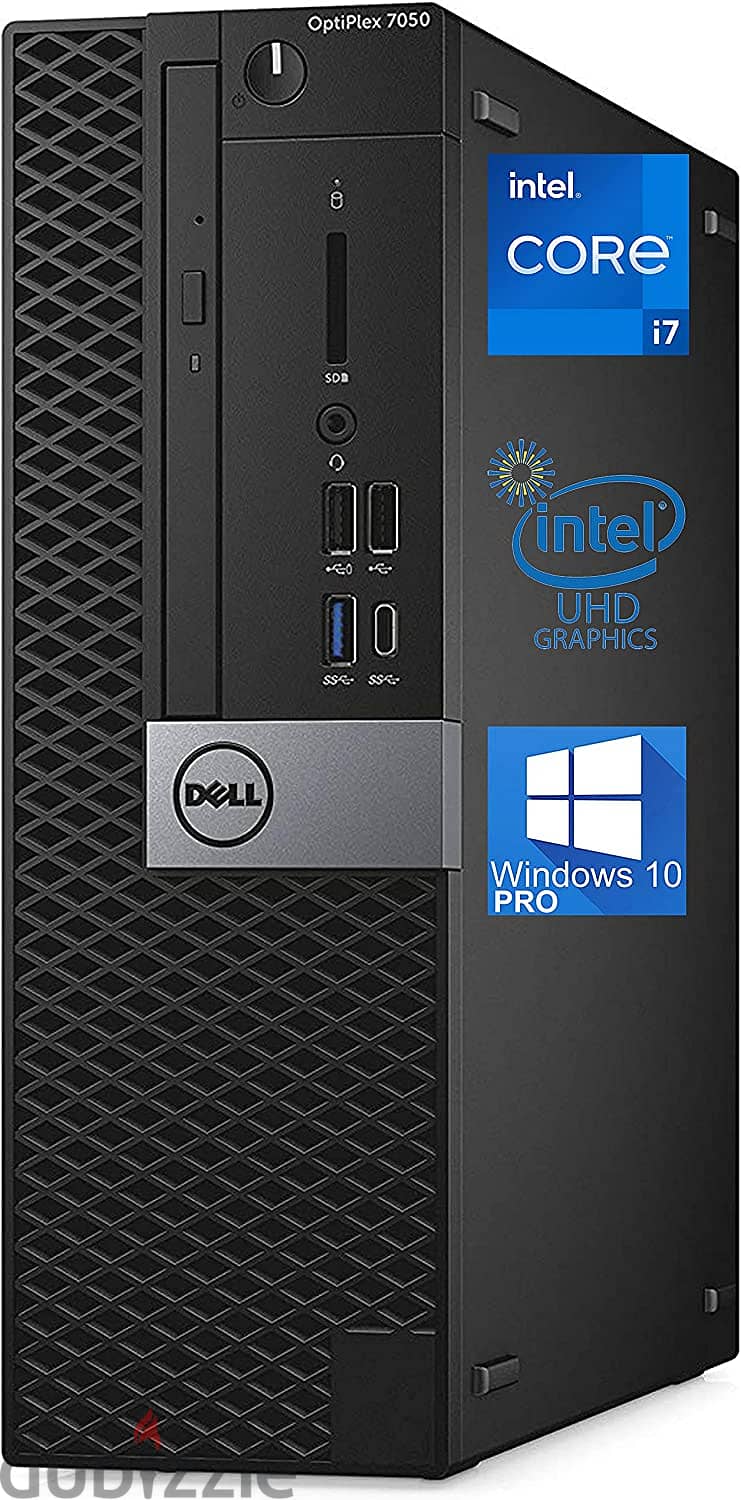 DELL Core i7 8th Generation Computer & DDR4 16GB RAM + SSD 512GB DVD+W 0