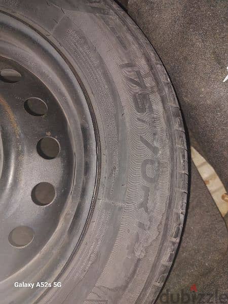 USED 4 TYRES WITH RIMS 14  (TOTAL 30 BHD) 3