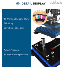 Pen Heat Press Transfer Printing Machine PT110-2PX 0