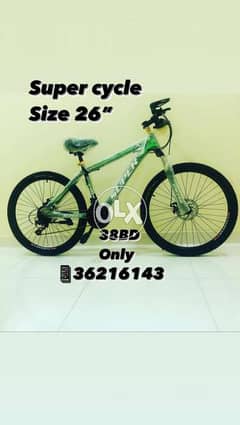 New arrival brand New Super cycle size 26” best offer price 0