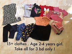 15+ clothes for 3 bd 0