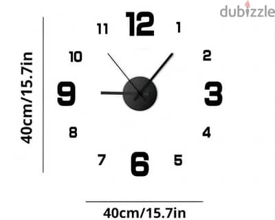 clock 40 cm size new 3.5bd